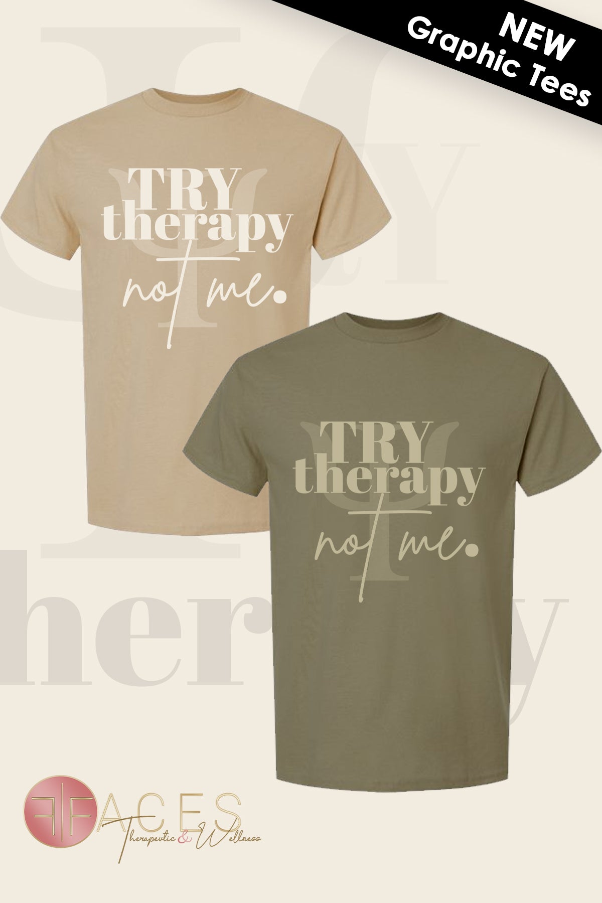 Try Therapy Not Me Tee