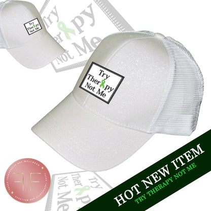Try Therapy, Not Me Trucker Hat